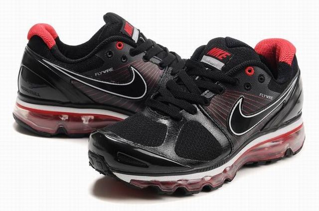 Nike Air Max 2009 Mens Mesh Black Red Shoes